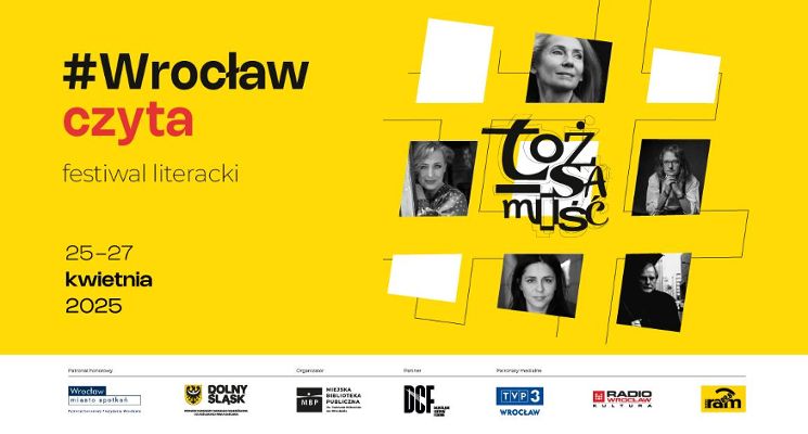 Plakat Festiwal Literacki #WrocławCzyta