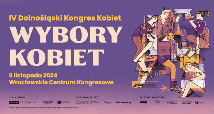 Plakat IV Dolnośląski Kongres Kobiet