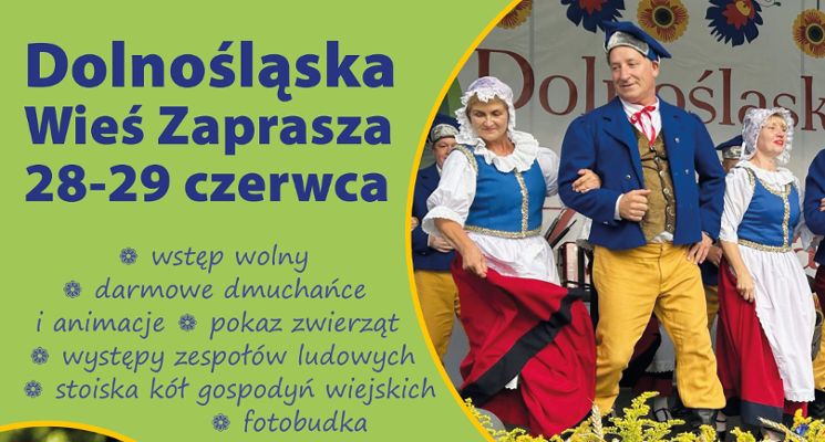 Plakat Dolnośląska Wieś zaprasza