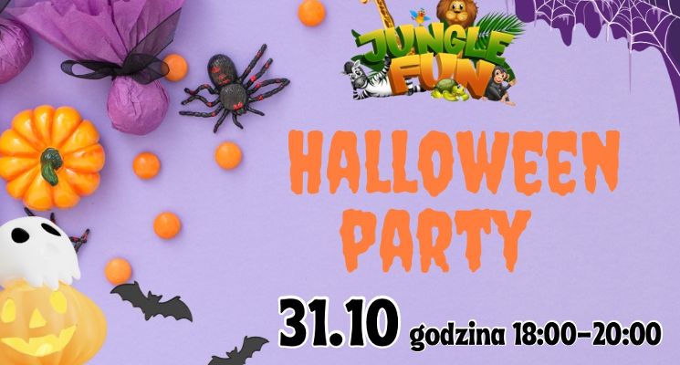 Plakat JUNGLE FUN Halloween Party