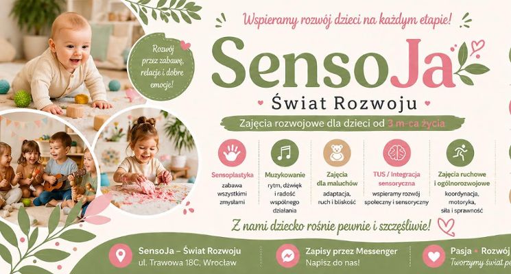 Plakat SensoJa - Świat Rozwoju