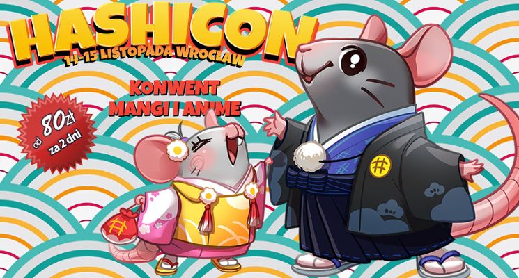 Plakat Hashicon 2026 - Konwent Mangi i Anime