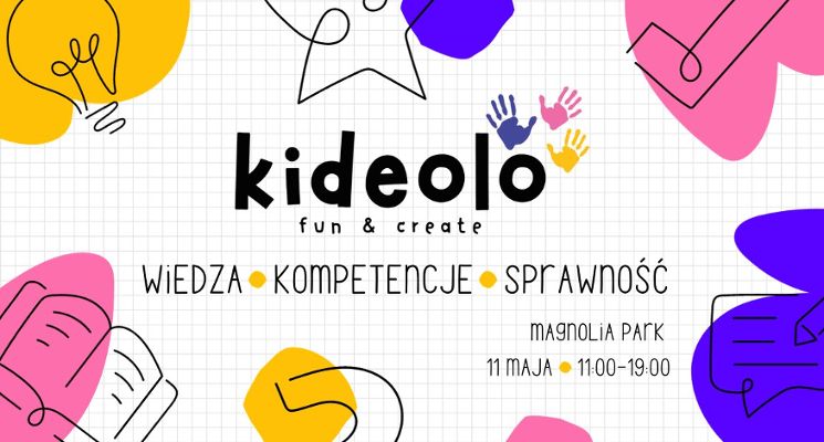Plakat Kideolo fun&creat – baw się i twórz!