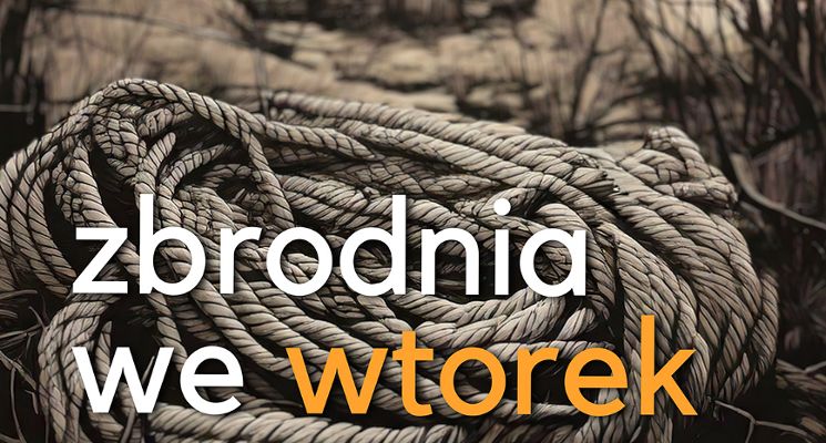 Plakat Dyskusyjny Klub Książki „Zbrodnia we wtorek”: M. Czornyj „Obcy”