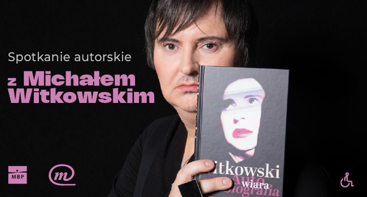 Plakat Spotkanie autorskie z Michałem Witkowskim