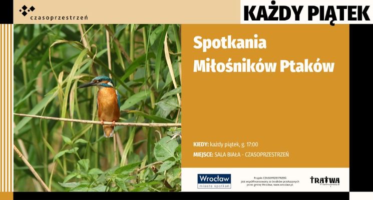 Plakat Spotkania miłośników ptaków w Czasoprzestrzeni