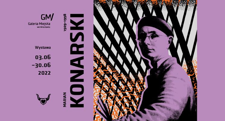 Plakat Wystawa „Marian Konarski/1909-1998”