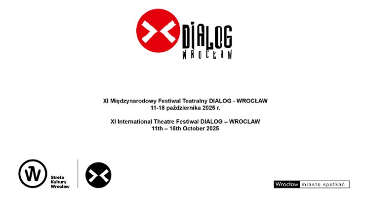 Plakat Międzynarodowy Festiwal Teatralny DIALOG 2025