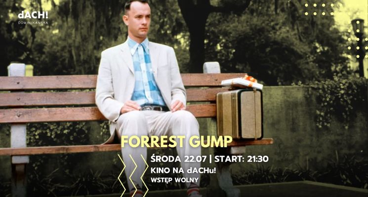 Plakat Kino plenerowe -"Forrest Gump"