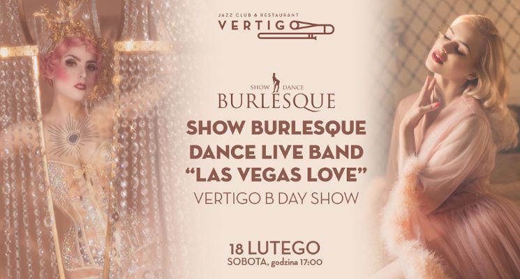 Plakat Show Burlesque Dance & Live Band