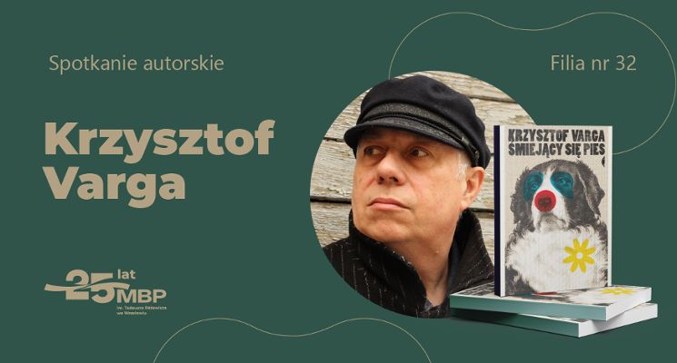 Plakat Spotkanie autorskie z Krzysztofem Vargą