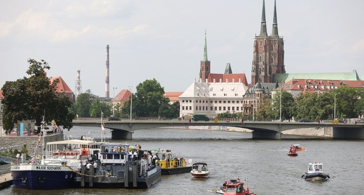 Plakat Spacer „Wrocławskie opowieści o starej Odrze” [Dni Odry 2025]