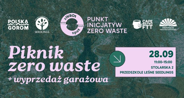 Plakat Piknik Zero Waste „Podaj dalej”