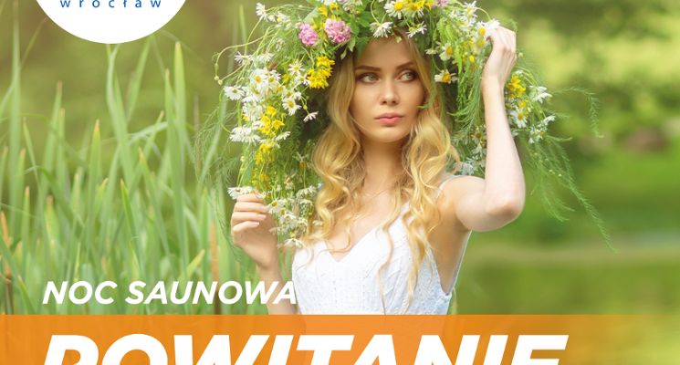 Plakat Noc Saunowa Powitanie Wiosny