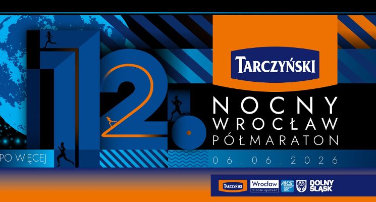 Plakat 12. Nocny Wrocław Półmaraton