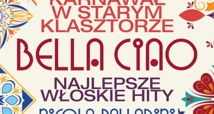 Plakat Bella Ciao - najlepsze włoskie hity gra Nicola Palladini & Band