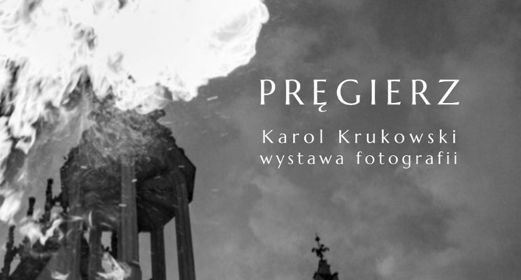 Plakat „Pręgierz”. Wystawa fotografii Karola Krukowskiego