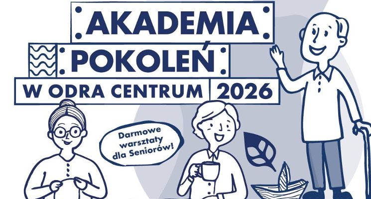 Plakat Seniorzy w Odra Centrum [darmowe warsztaty]