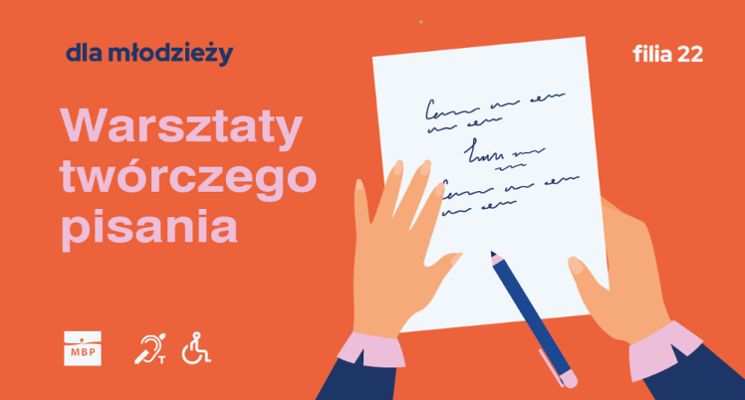 Plakat Warsztaty twórczego pisania