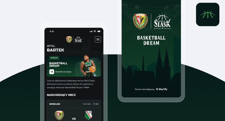 Plakat Weź udział w konkursie i pojedź do USA na mecz NBA