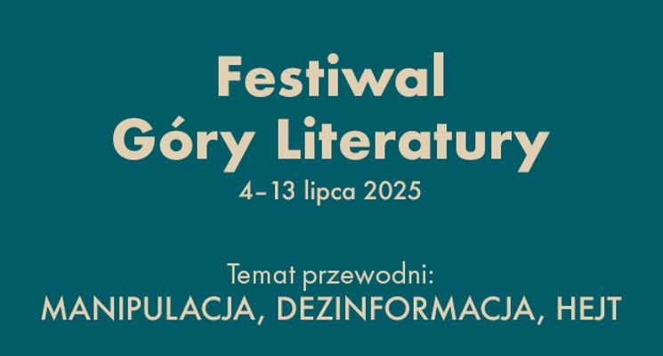 Plakat Festiwal Góry Literatury 2025