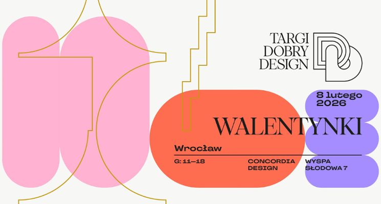 Plakat Targi Dobry Design Walentynki