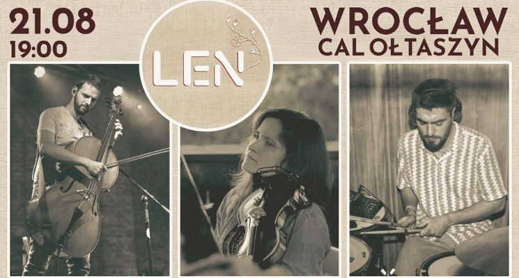 Plakat Koncert zespołu -LEN-