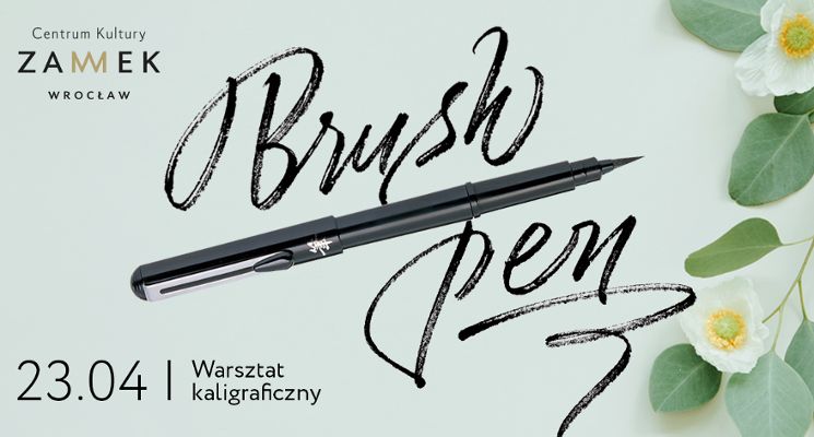 Plakat Warsztat kaligraficzny „Brush pen”