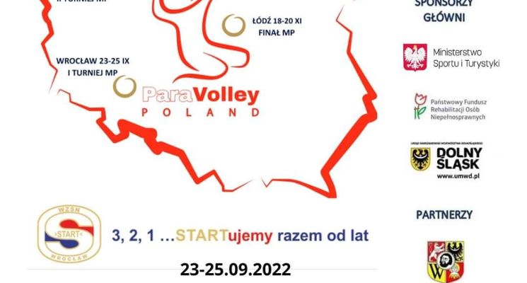 Plakat I Turniej Mistrzostw Polski w Siatkówce na siedząco