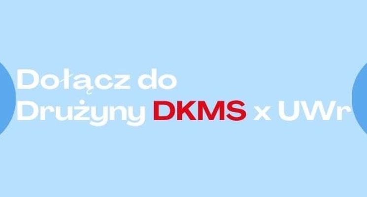 Plakat DKMS x UWr - Zima 2025