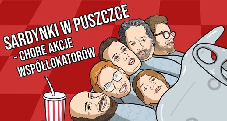 Plakat Teatr Improwizacji Jesiotr: Sardynki w puszce – komedia improwizowana