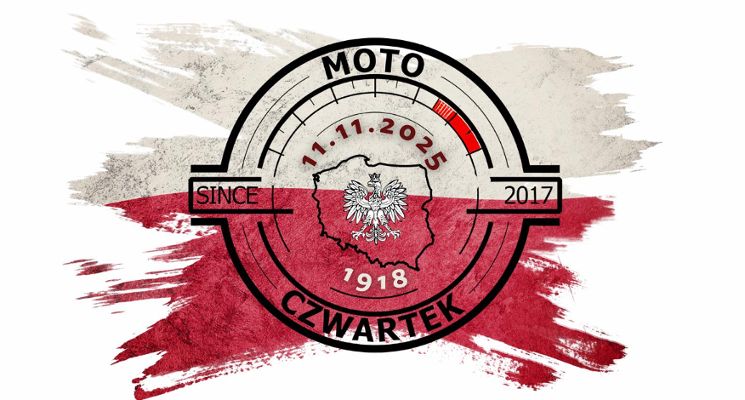 Plakat Motoparada z okazji Dnia Niepodległości