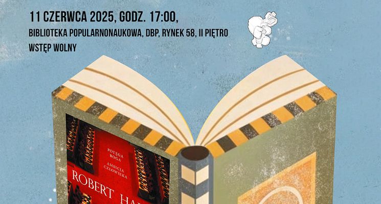 Plakat Dyskusyjny Klub Książki Zekranizowanej: R. Harris „Konklawe”