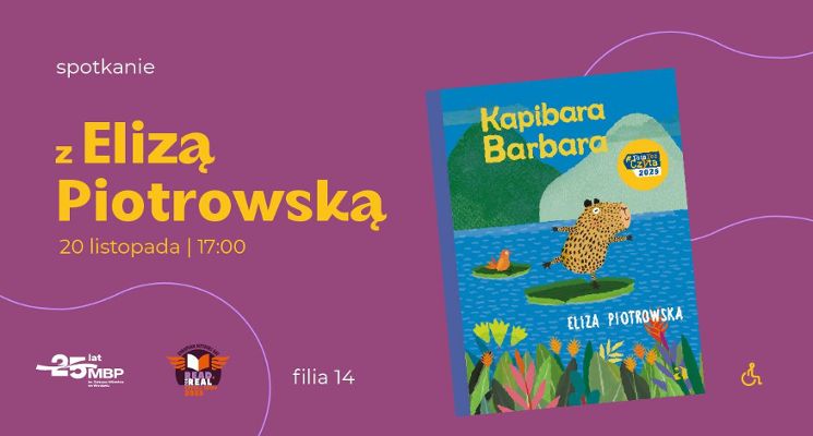 Plakat Spotkanie z Elizą Piotrowską