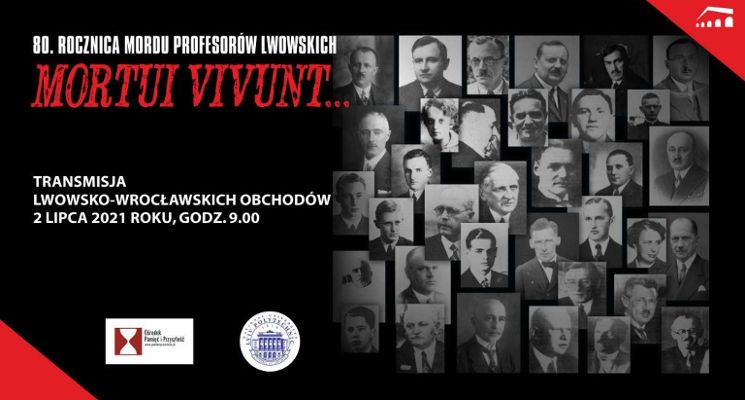 Plakat Lwowsko-wrocławskie obchody 80. rocznicy mordu Profesorów Lwowskich