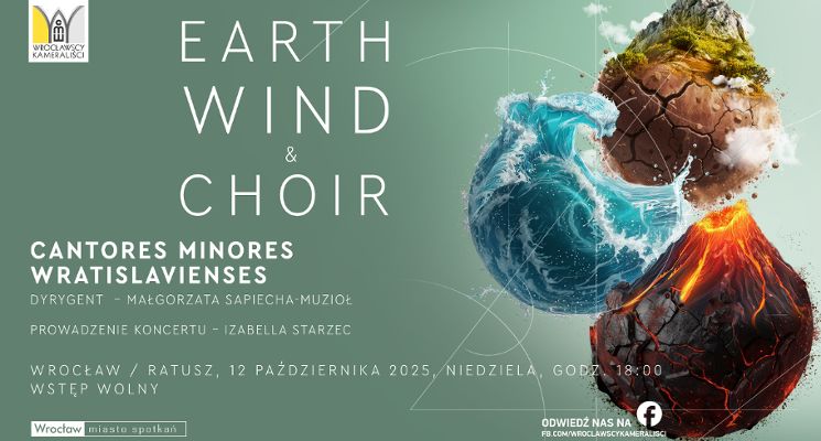 Plakat Earth, Wind & Choir
