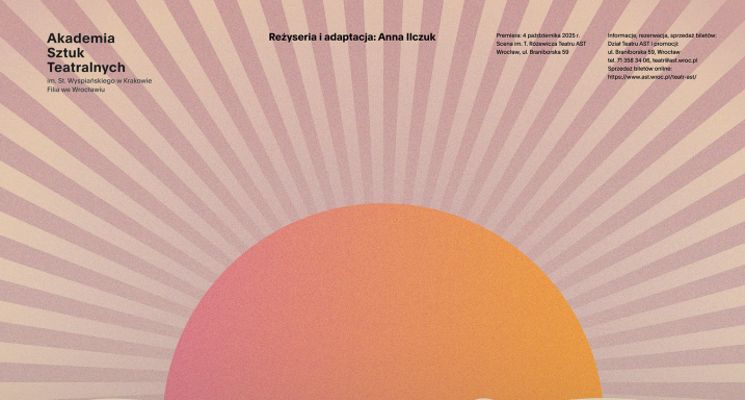 Plakat Trzy siostry. Dyplom.