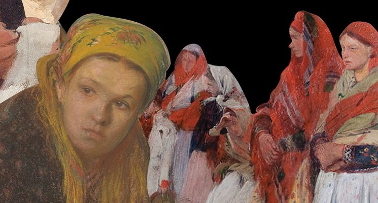 Plakat „Nie suknia zdobi kobietę” – cykl wykładów o kobietach na przełomie wieków