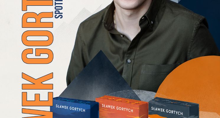 Plakat Spotkanie autorskie ze Sławkiem Gortychem