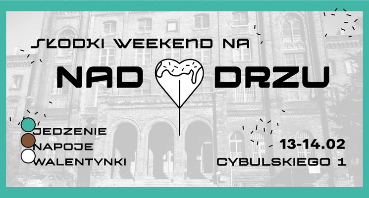 Plakat Słodki weekend na Nadodrzu