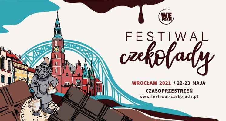 Plakat Festiwal Czekolady w Czasoprzestrzeni