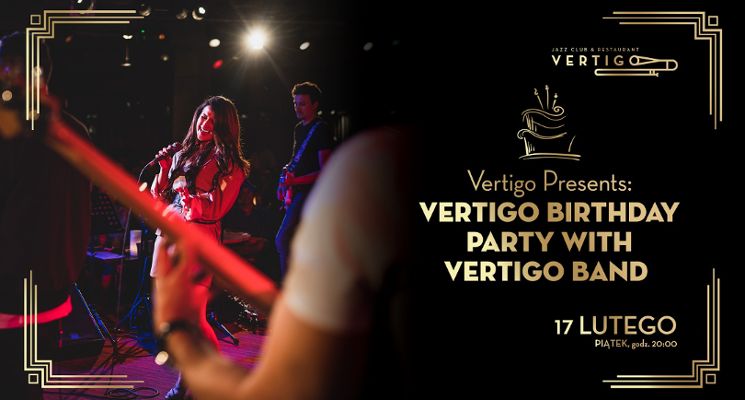 Plakat Vertigo Birthday Party with Vertigo Band