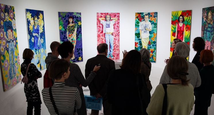Plakat Face to face with art: Open Collection!