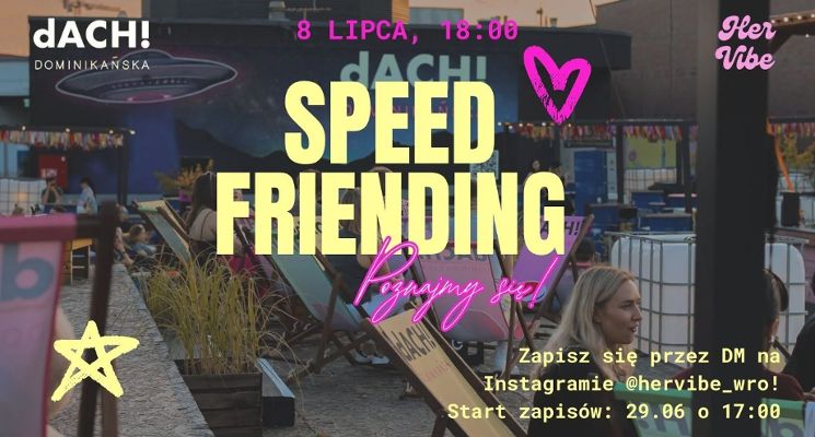 Plakat Speed Friending