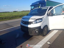 Kolizja na A4 w rejonie Pietrzykowic, 31.08.2026 r.