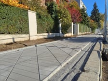 Remont chodnika przy ul. Sokolej na osiedlu Borek