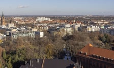 Na zdjęciu panorama Wrocławia widziana z tarasu na wieży katedry na Ostrowie Tumskim