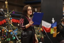 Na zdjęciu uczestnicy Wigilii Pełnej Ciepła, która odbyła się w Czasoprzestrzeni we Wrocławiu