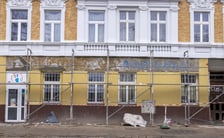 Remontowana kamienica przy ul. Słowiańskiej