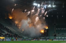 Mecz Śląsk Wrocław - Lech Poznań, 26.02.2023, Tarczyński Arena we Wrocławiu